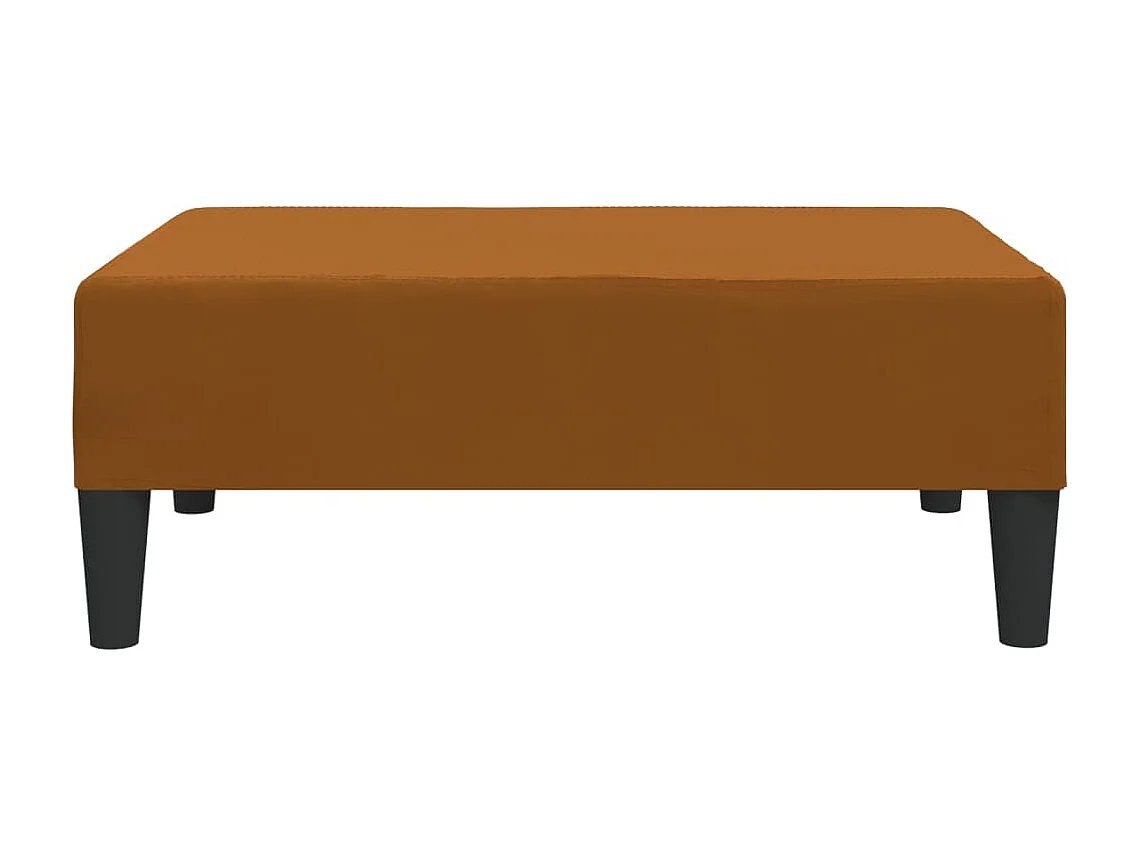 Repose-pied Marron 78x56x32 cm Velours