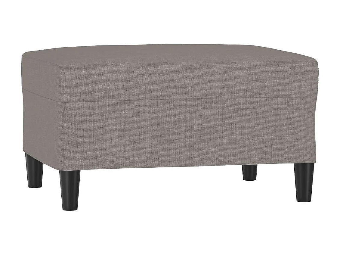 Poggiapiedi tortora 70x55x41 cm Tessuto