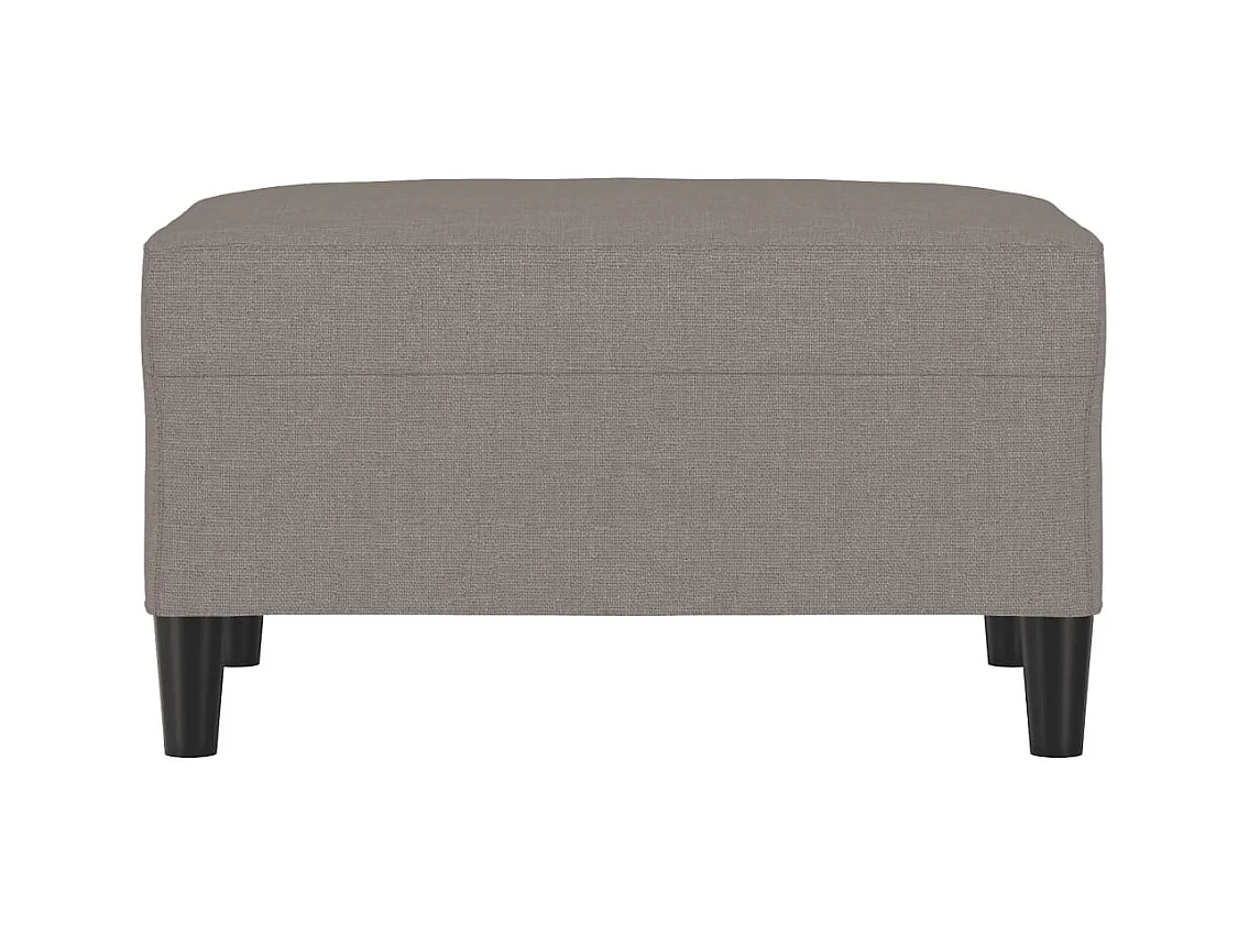 Poggiapiedi tortora 70x55x41 cm Tessuto