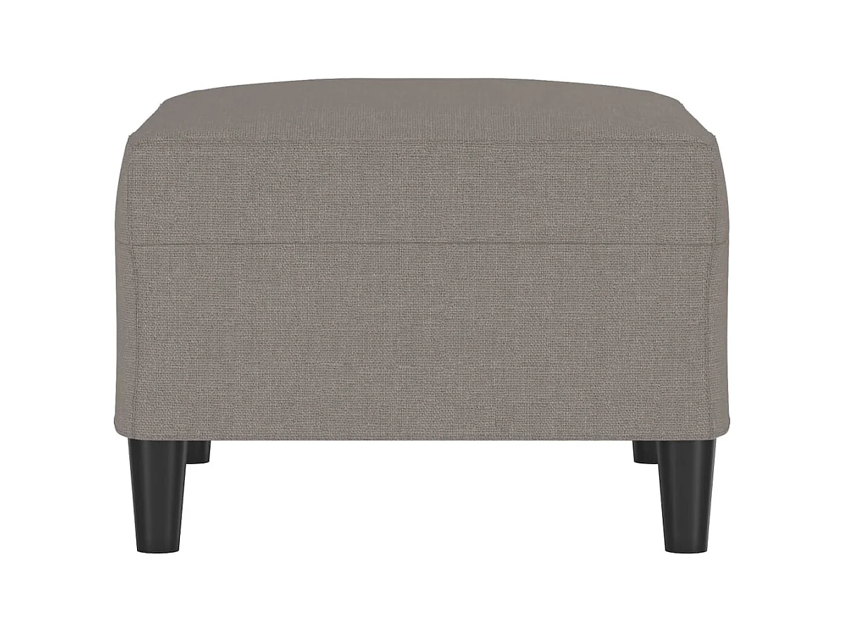 Poggiapiedi tortora 70x55x41 cm Tessuto