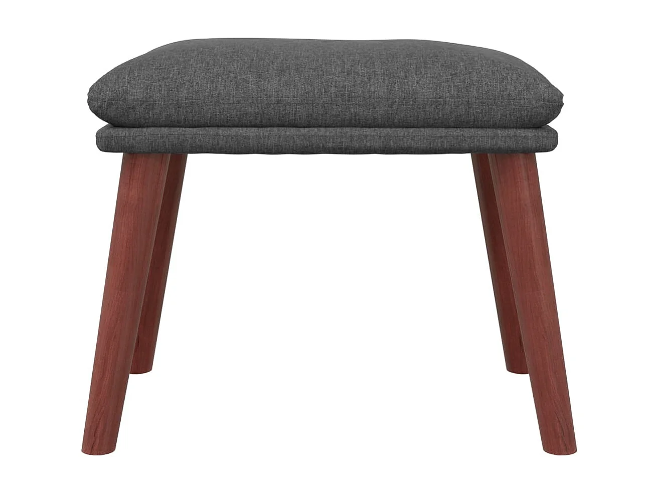 Repose-pied Gris foncé 45x29,5x35 cm Tissu