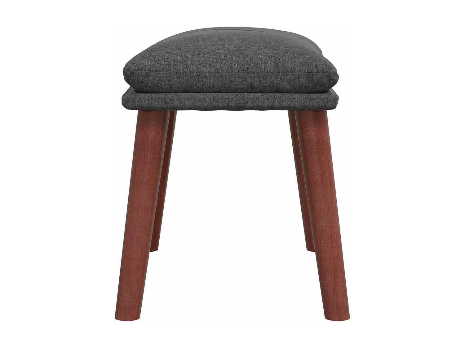 Repose-pied Gris foncé 45x29,5x35 cm Tissu