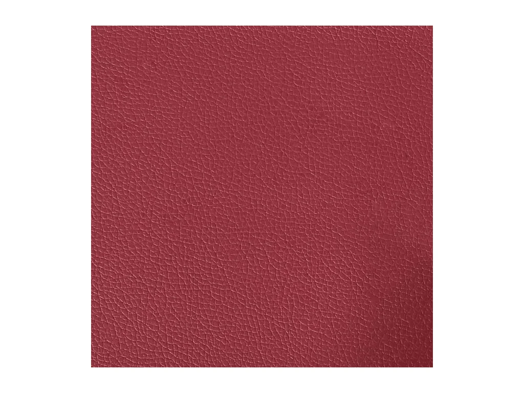 Burgunderroter Fußhocker 60x50x41 cm Kunstleder