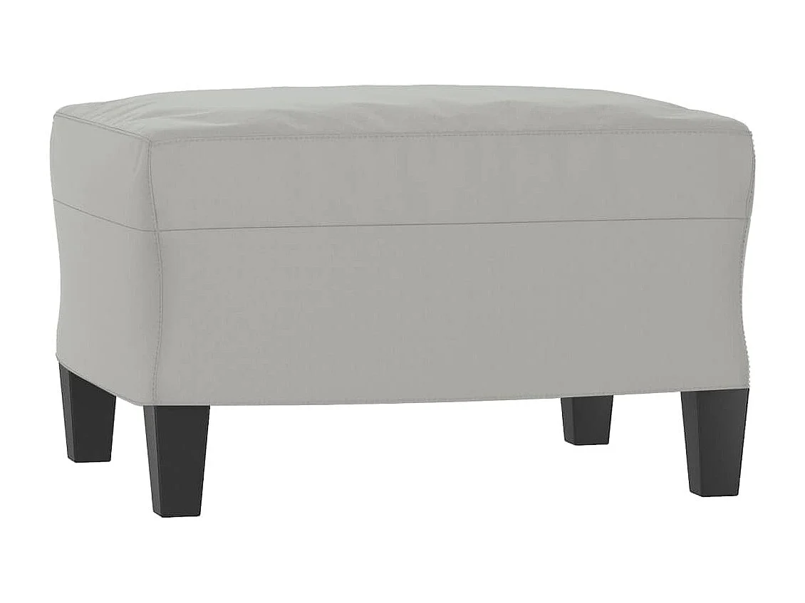 Repousa-pés Cinza claro 60x50x41 cm Tecido microfibra