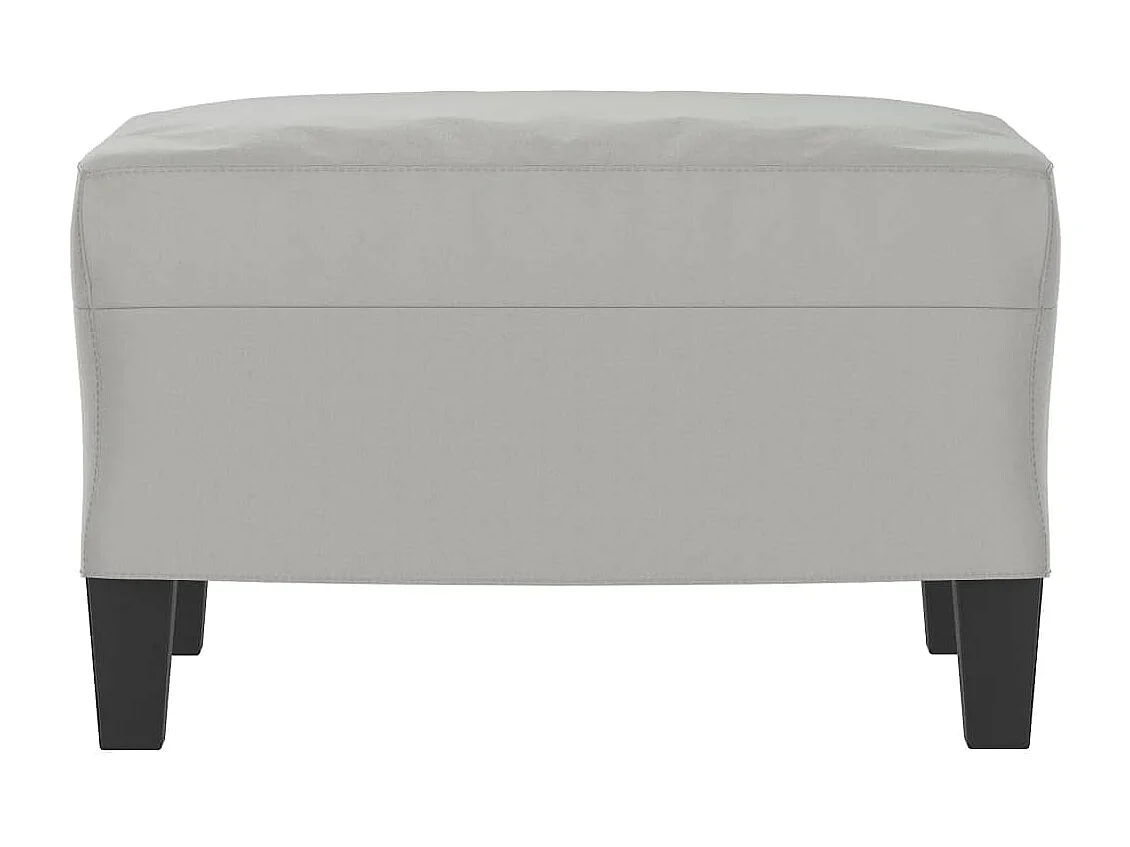 Repousa-pés Cinza claro 60x50x41 cm Tecido microfibra