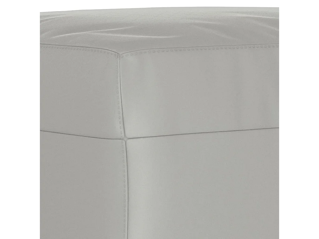 Repose-pied Gris clair 60x50x41 cm Tissu microfibre