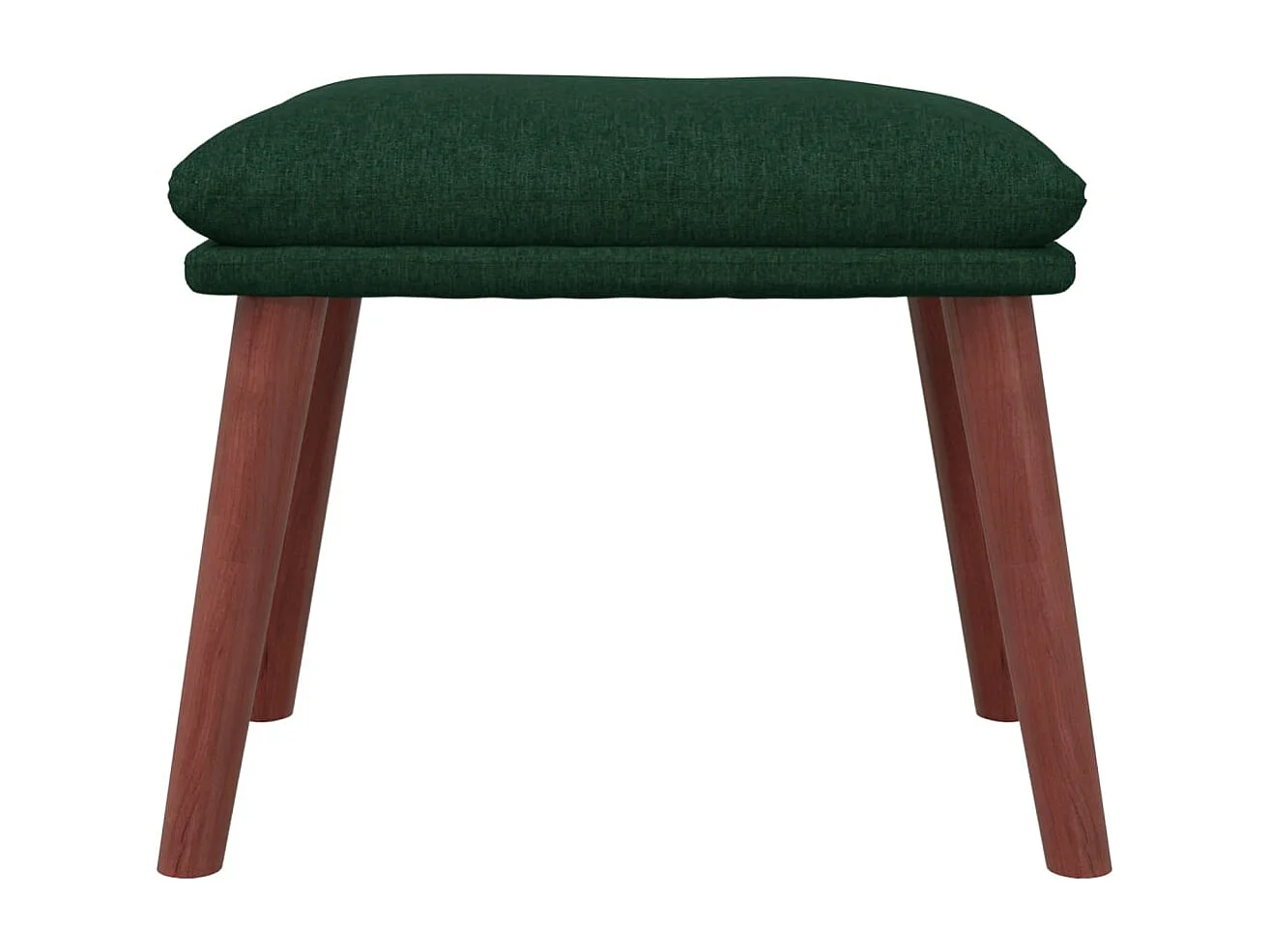 Fußhocker Dunkelgrün 45x29,5x35 cm Stoff