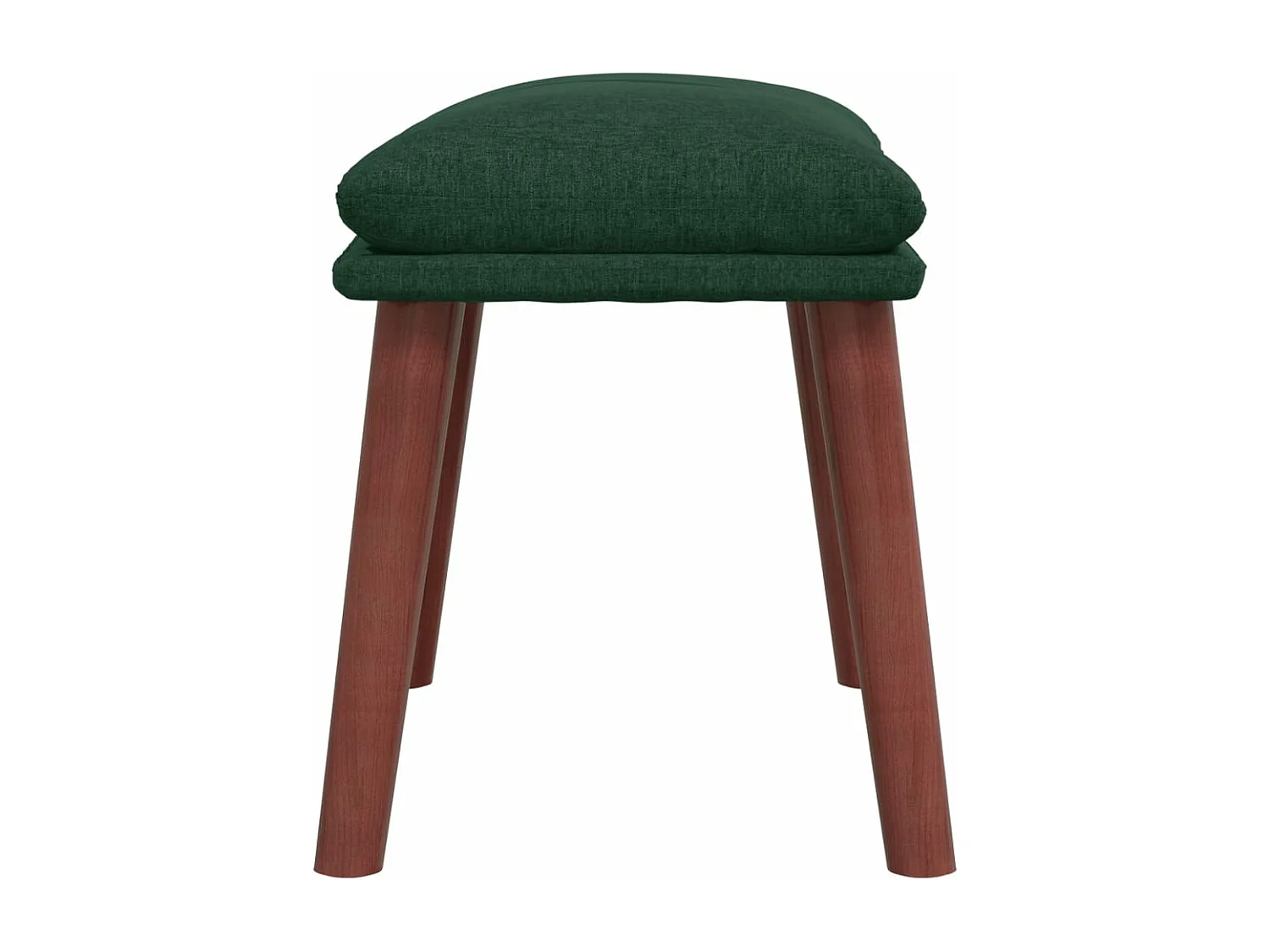 Fußhocker Dunkelgrün 45x29,5x35 cm Stoff