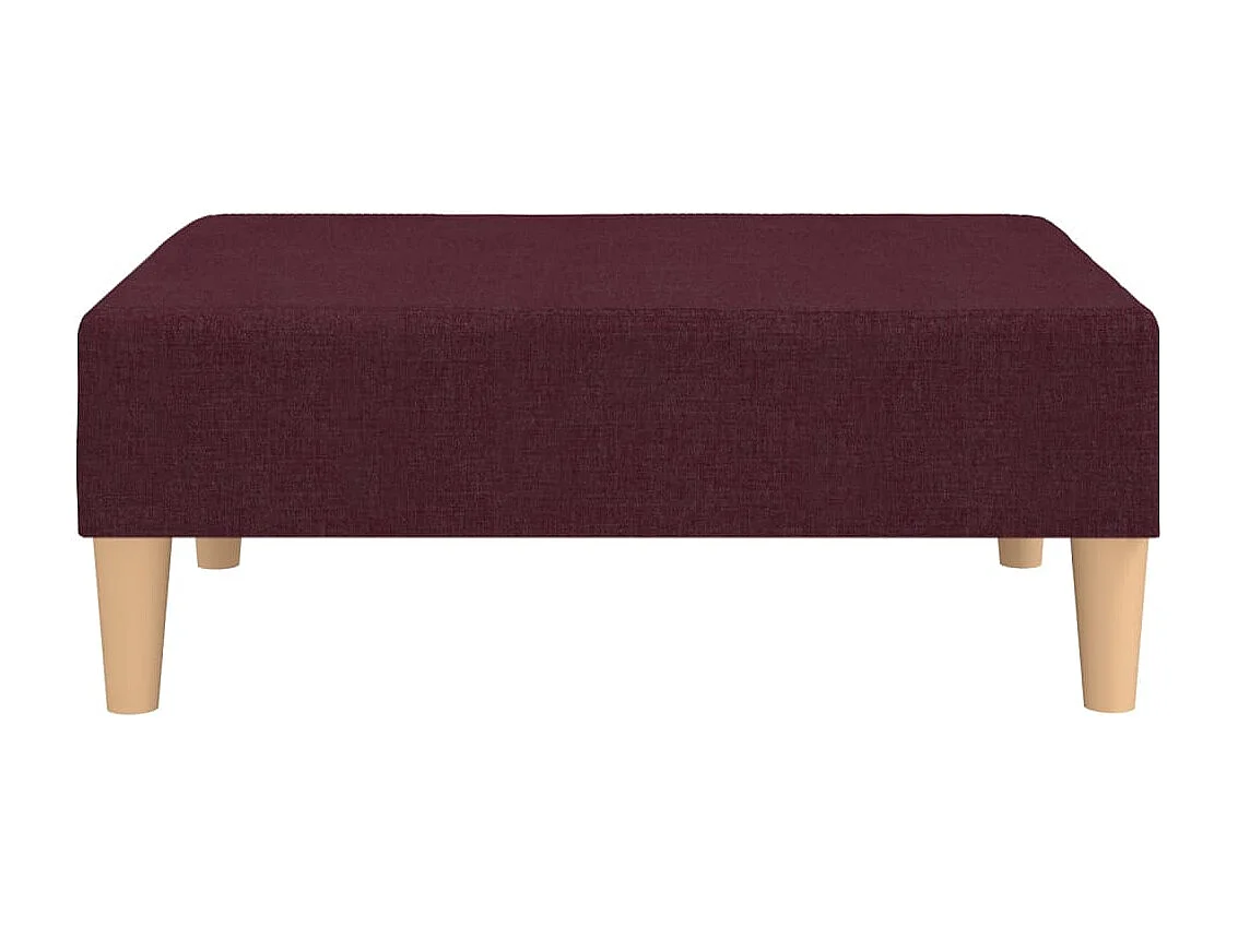 Repose-pied Violet 78x56x32 cm Tissu