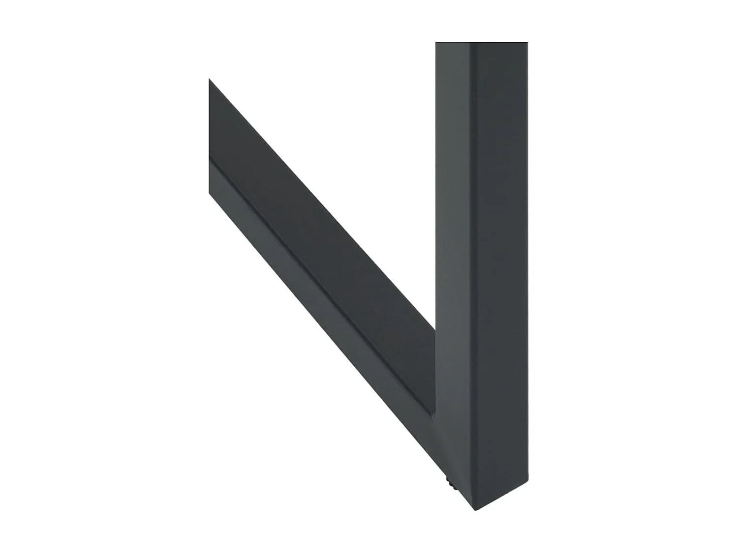 Ensemble de bar de jardin 11 pcs noir acier enduit de poudre