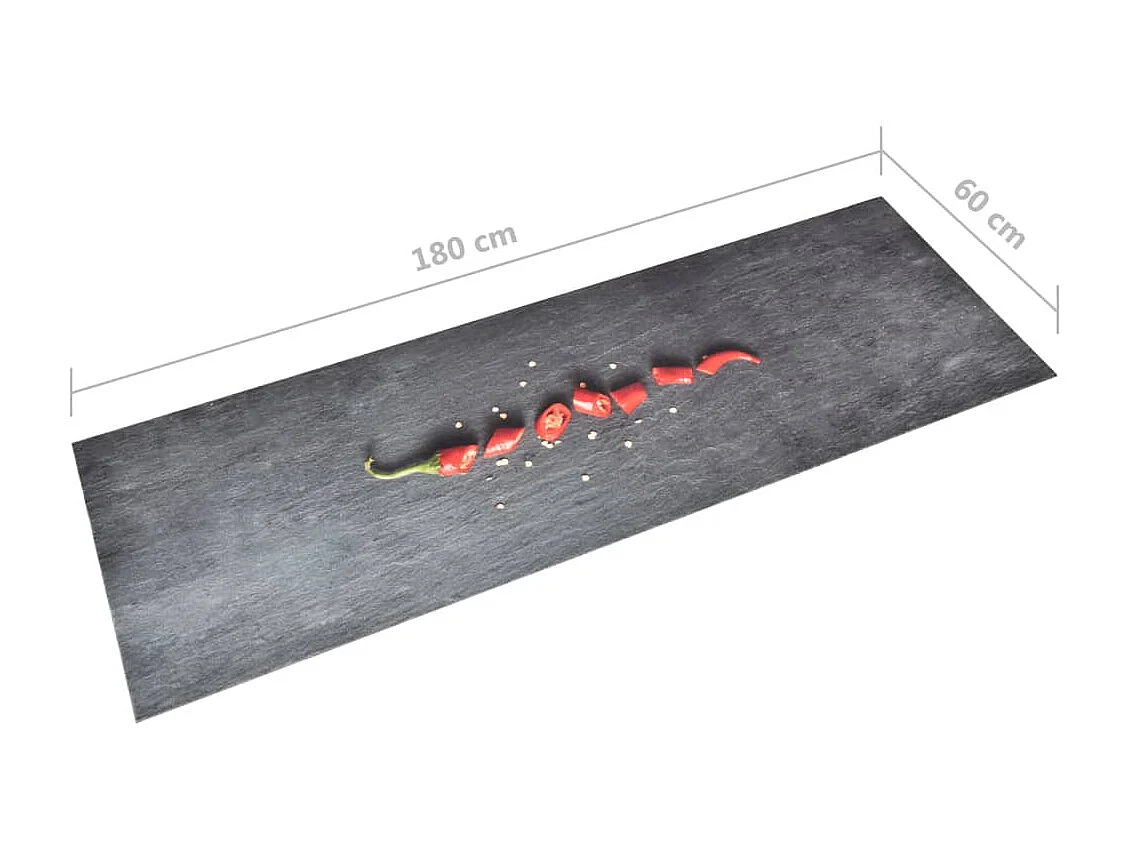 Tapis de cuisine lavable Poivre 60x180 cm