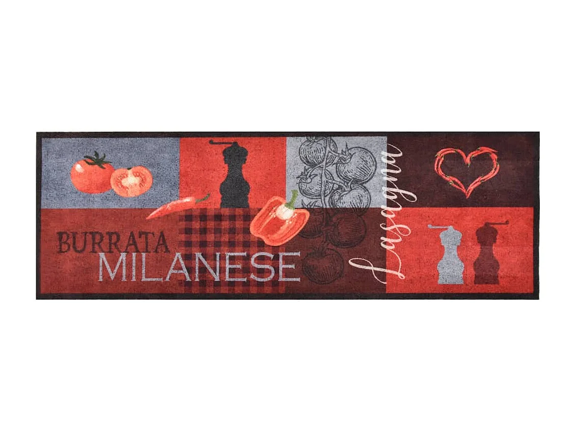 Tapis de cuisine lavable Tomates 60x300 cm