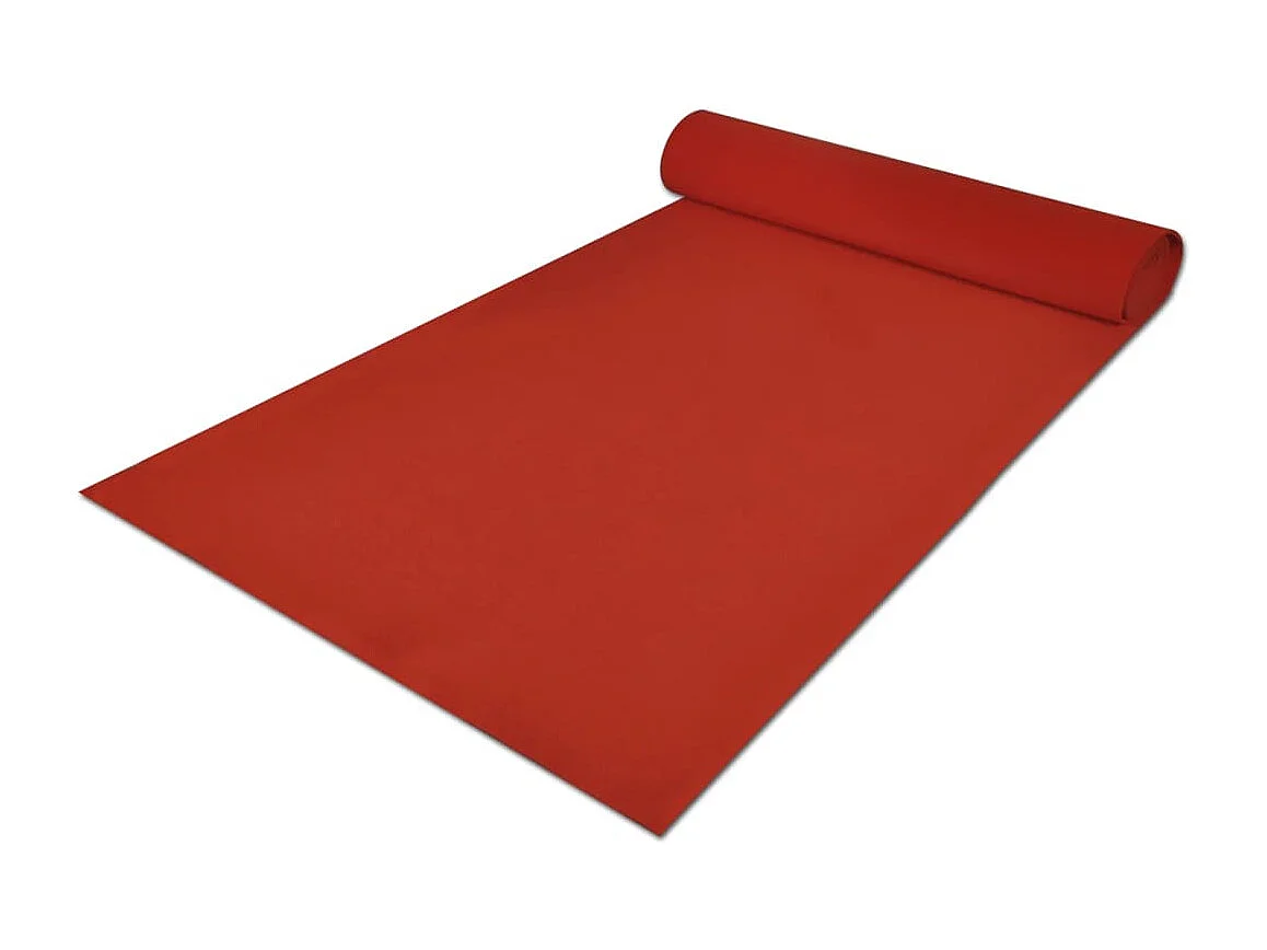 Rode loper 1 x 5 m 400 g/m²