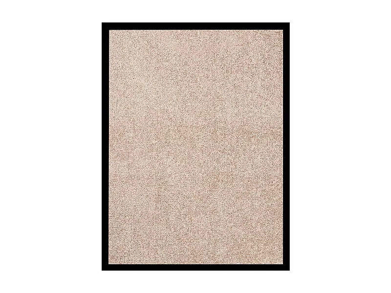 Beige Fußmatte 60x80 cm
