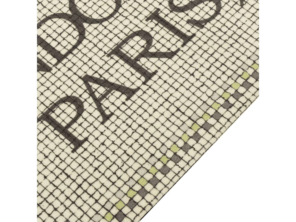 Alfombra de cocina lavable estampada Home capitales 60x300 cm