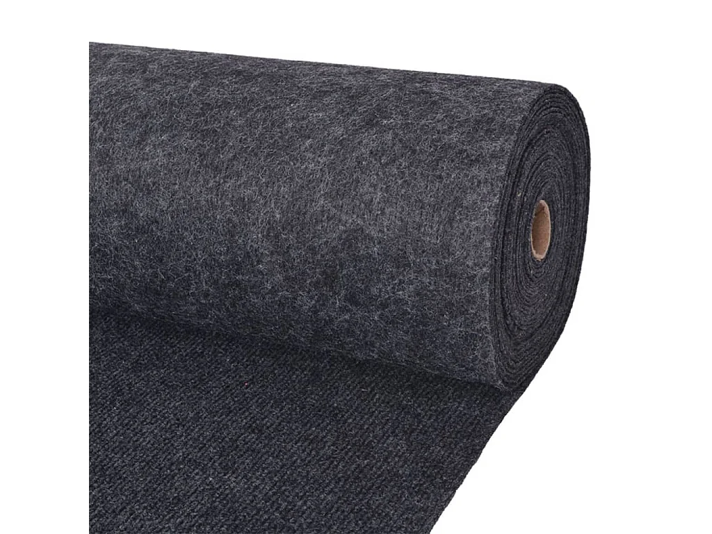 Tapis strié pour exposition 1,2x10 m Anthracite