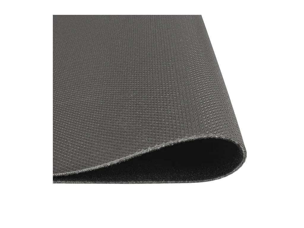 Tapis de cuisine lavable impression cuisine noir 60x180 cm