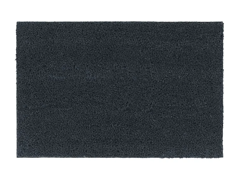 Deurmat 5 stuks donkergrijs 40x60 cm getuft kokosvezel