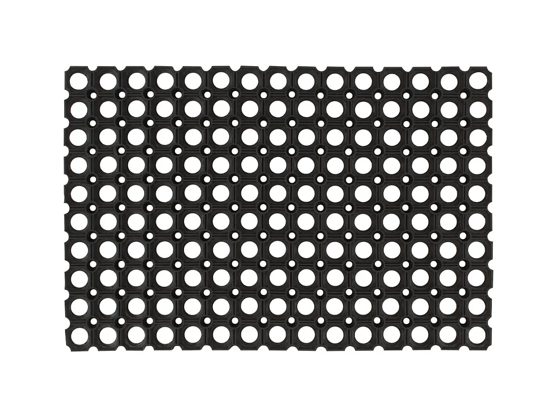 Zerbino rettangolare 60x80 cm in gomma