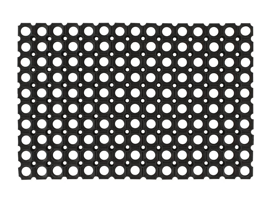 Paillasson rectangulaire 60x80 cm caoutchouc