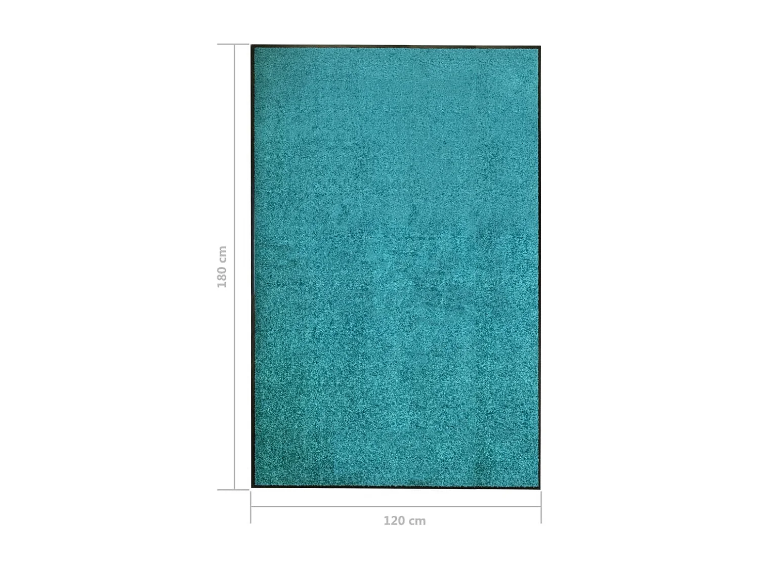 Paillasson lavable Cyan 120x180 cm