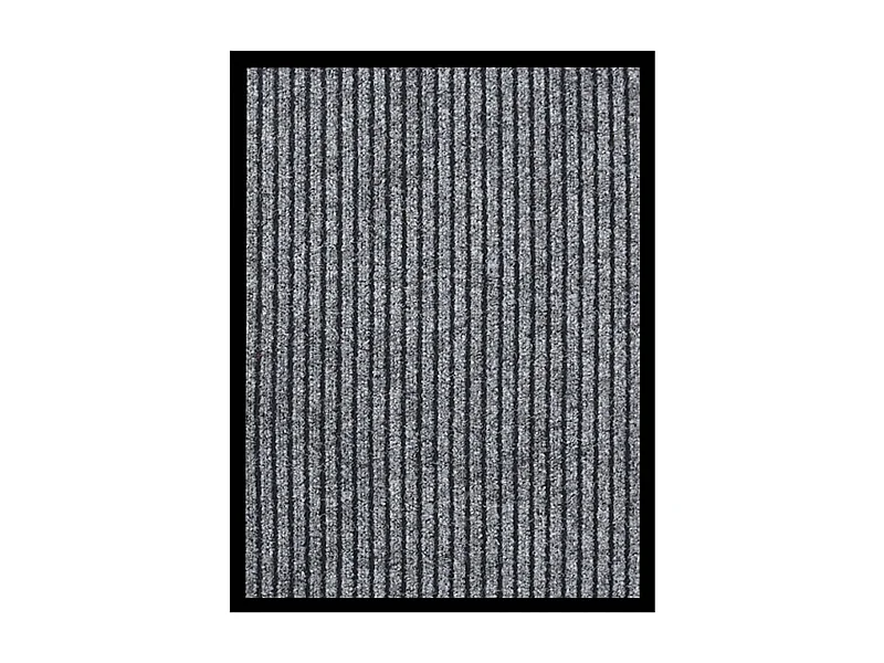 Zerbino a righe grigie 40x60 cm