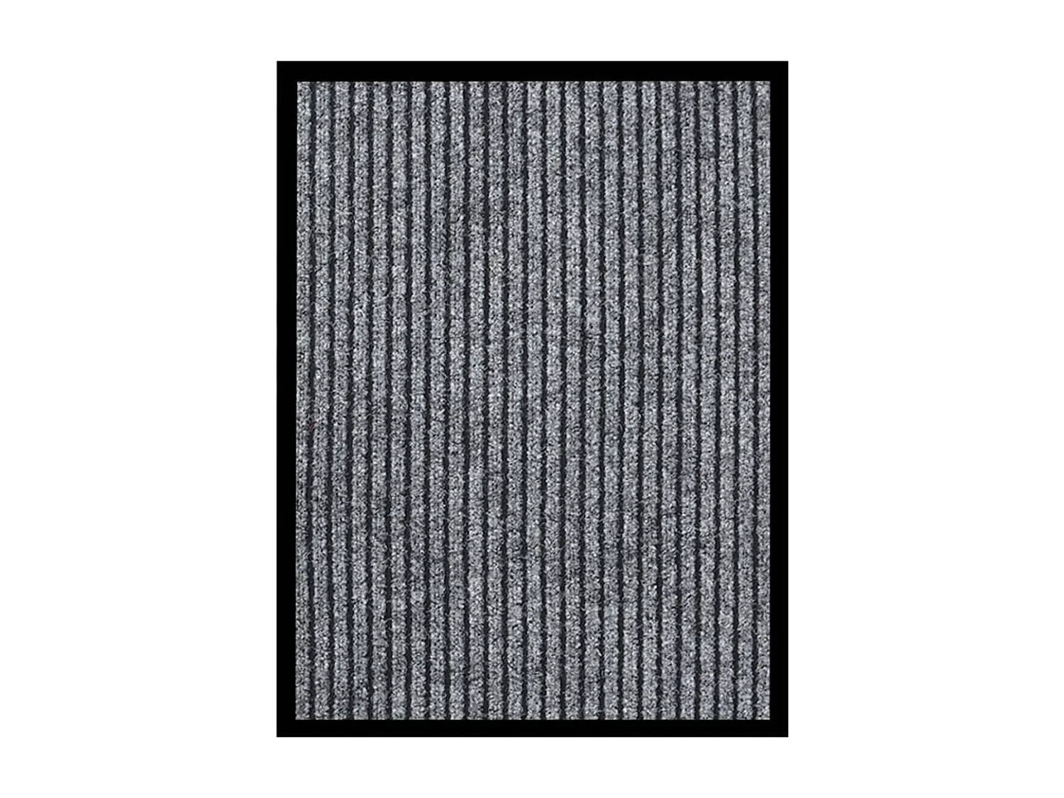 Zerbino a righe grigie 40x60 cm