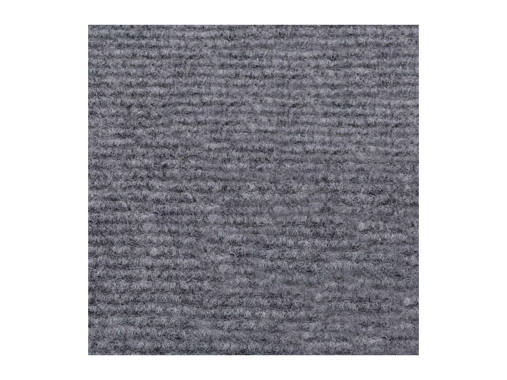 Gerippter Ausstellungsteppich 1,2x10 m Grau