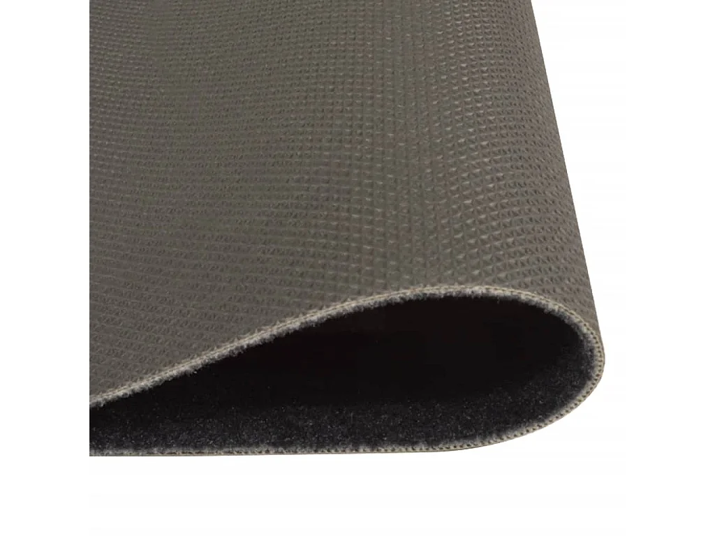 Tapis de cuisine lavable impression café noir 60x300 cm velours