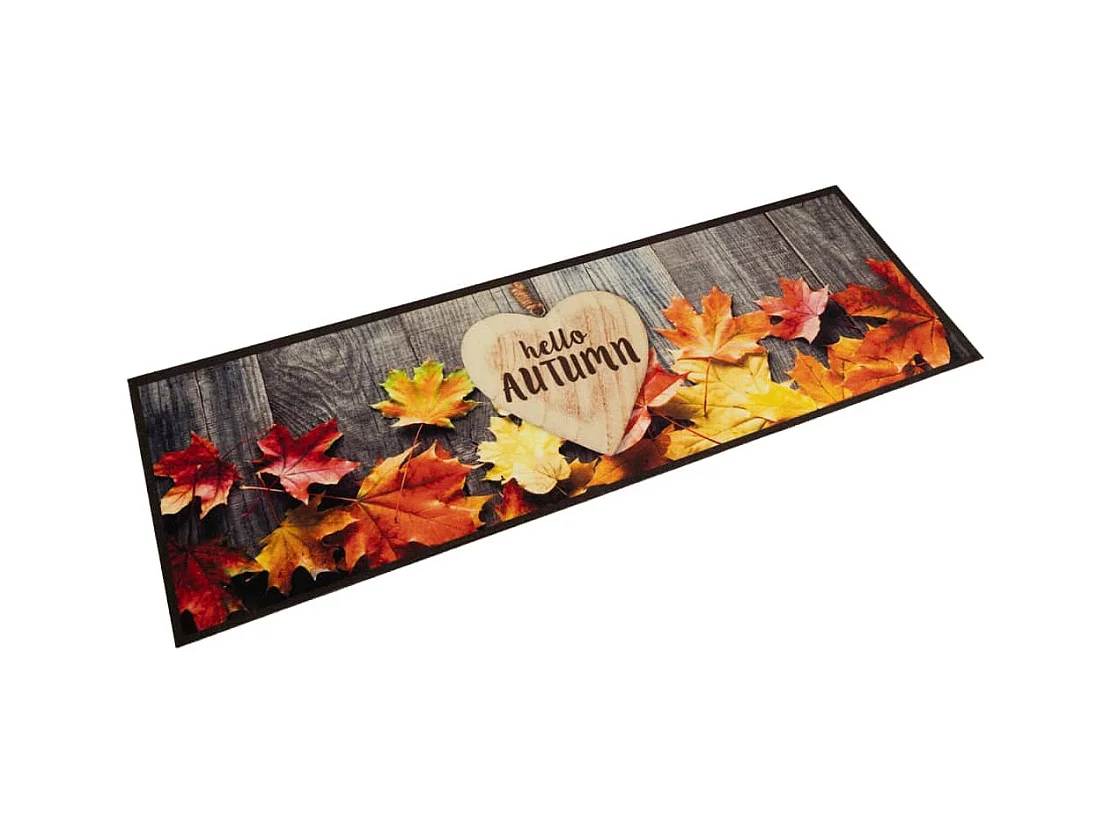Tappeto da cucina lavabile stampa autunnale 60x180 cm in velluto