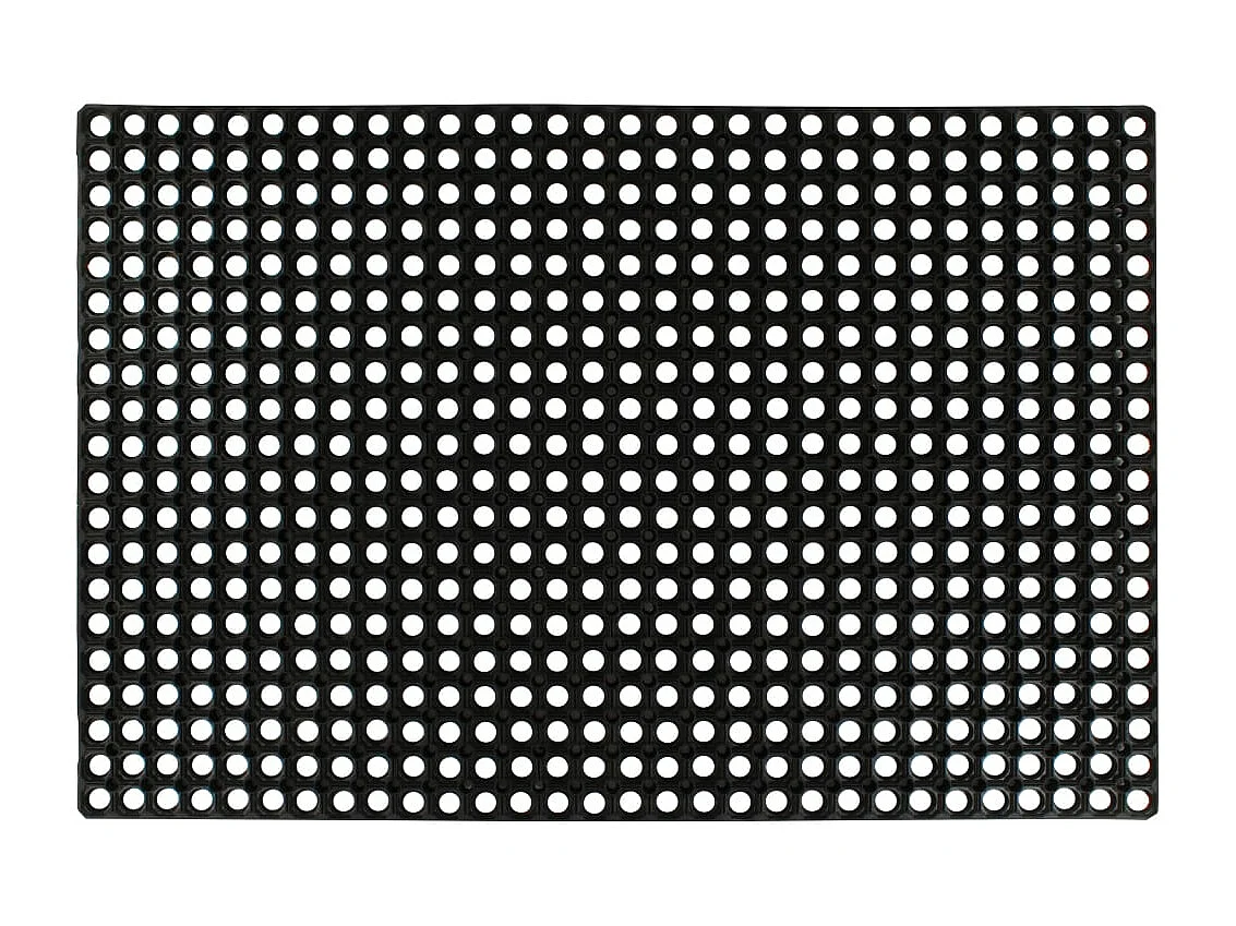 Alfombra de goma 16 mm 80 x 120 cm