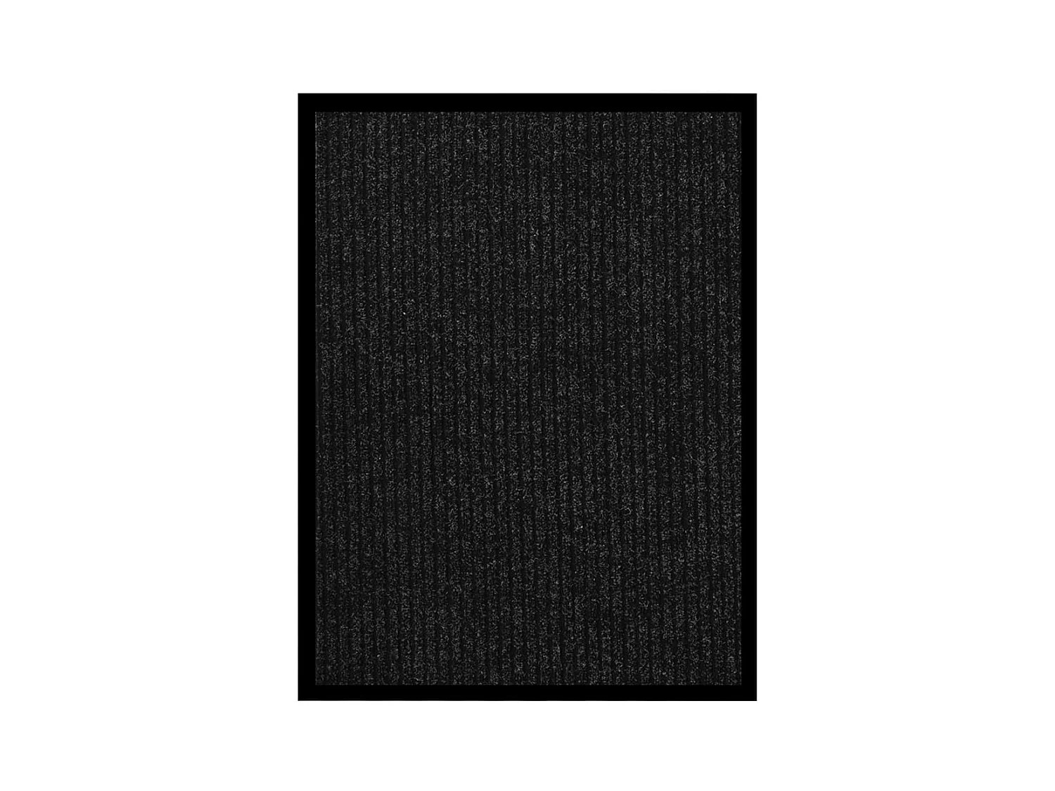 Felpudo rayas antracita 60x80 cm