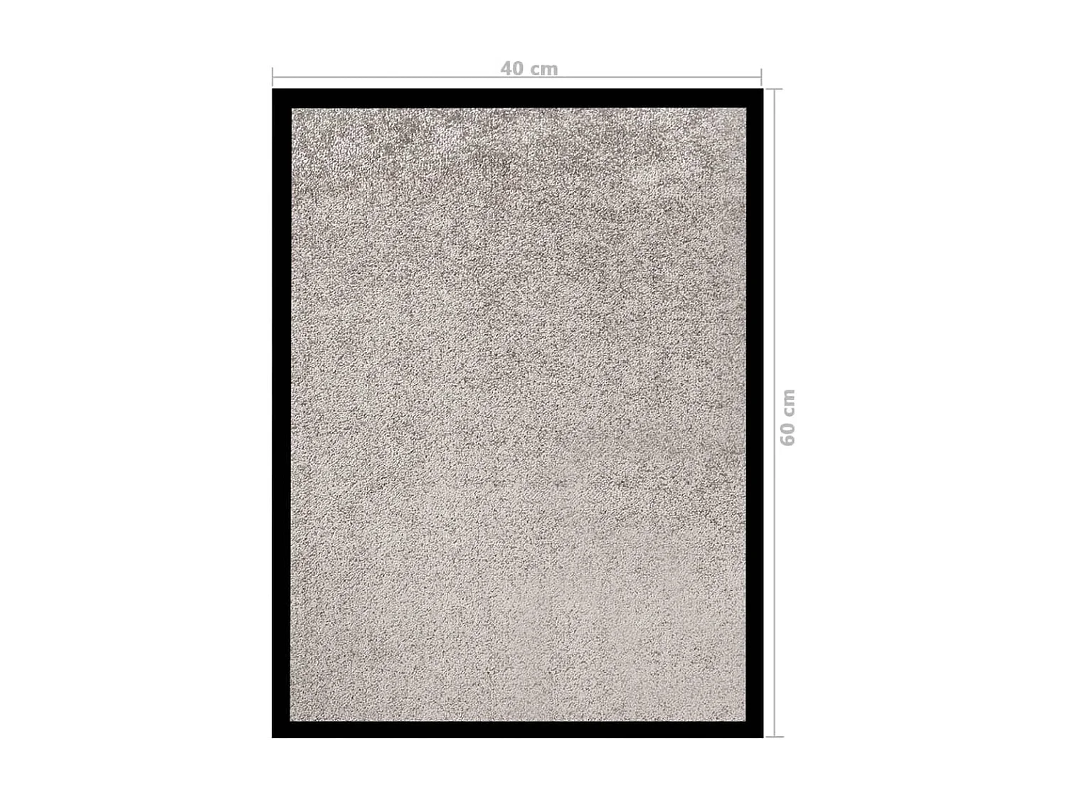 Paillasson Gris 40x60 cm