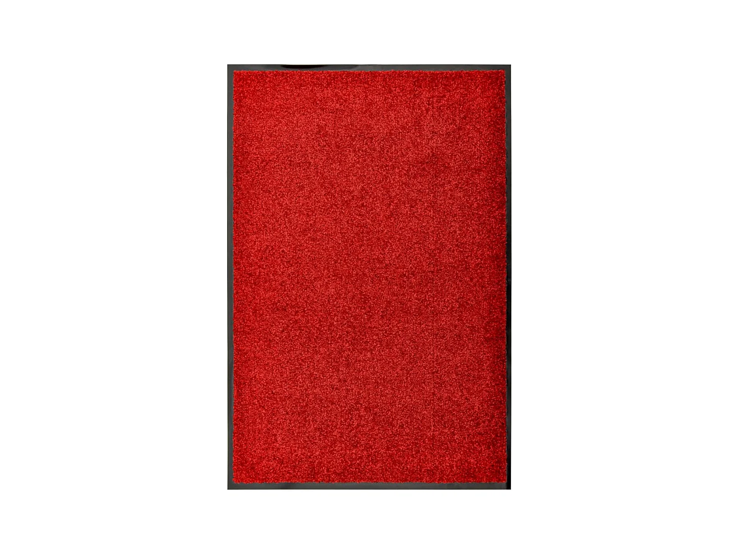 Waschbare Fußmatte Rot 60x90 cm