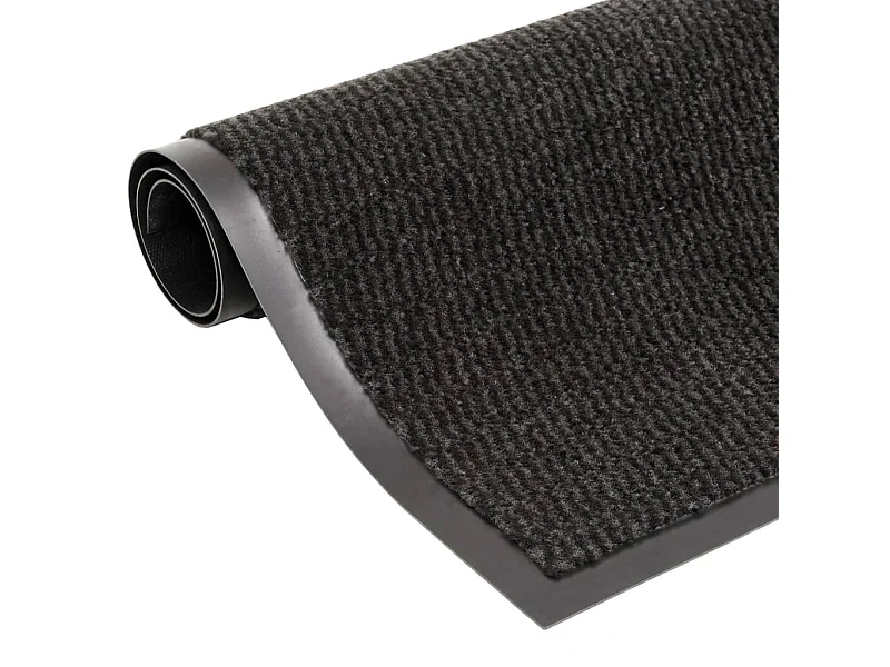 Felpudo capitoné 60x150 cm Negro