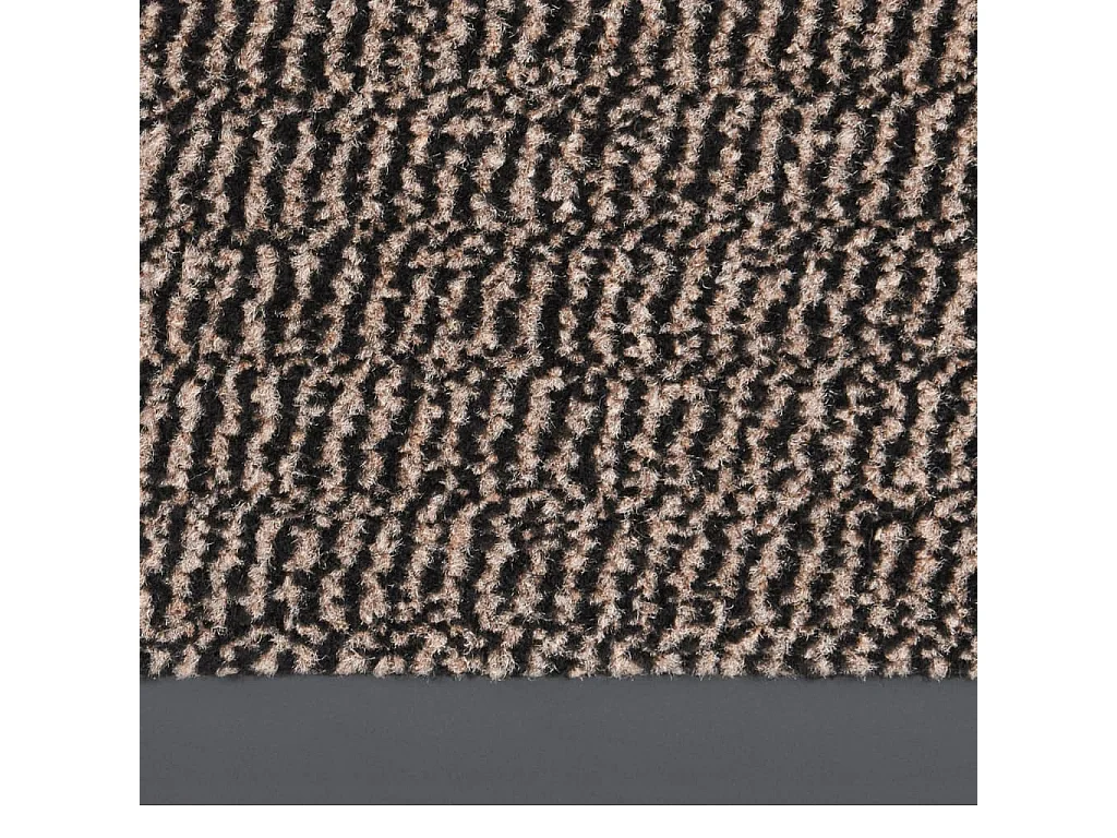 Paillasson touffeté 80x120 cm Marron foncé