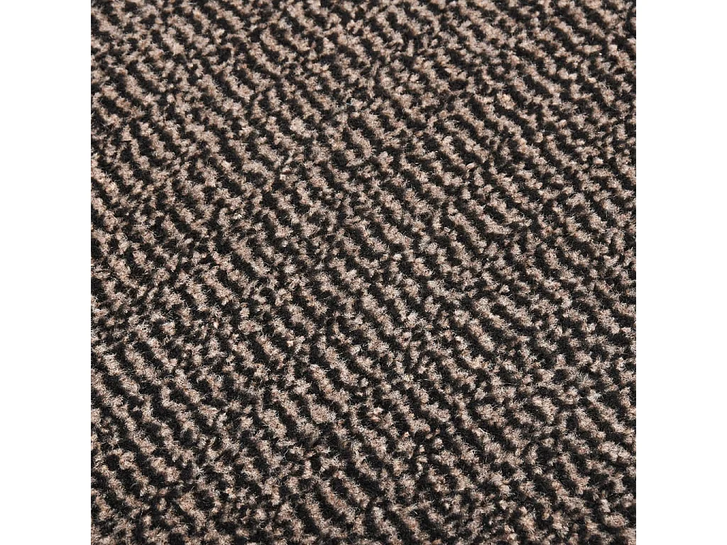 Paillasson touffeté 80x120 cm Marron foncé