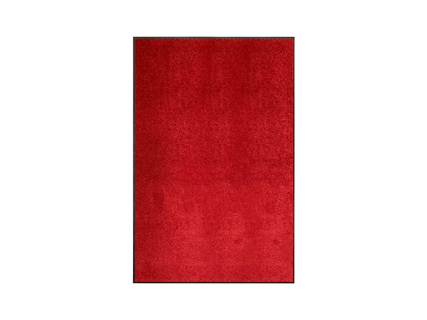 Waschbare Fußmatte Rot 120x180 cm