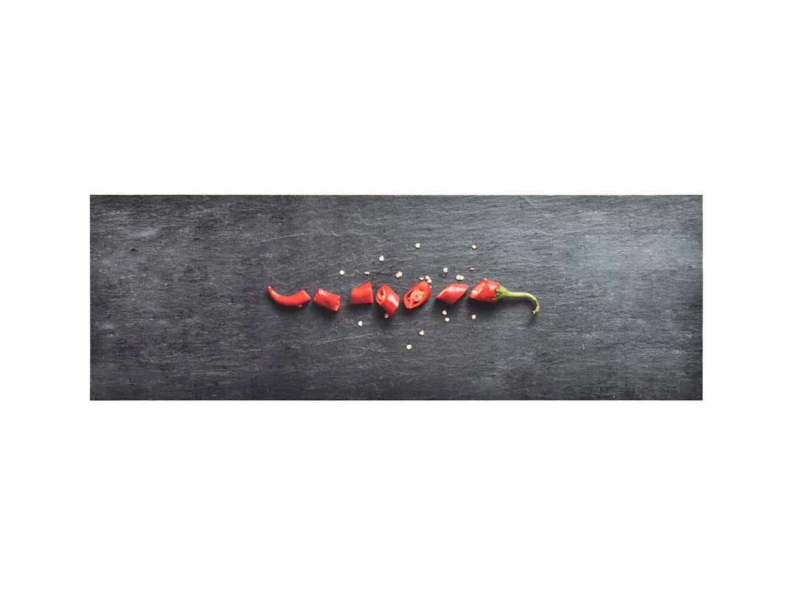 Tapis de sol de cuisine lavable Poivre 45x150 cm