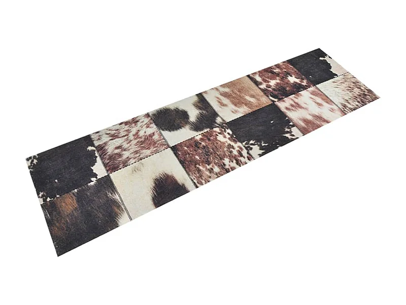Tapis de cuisine lavable impression peau d'animal 45x150 cm