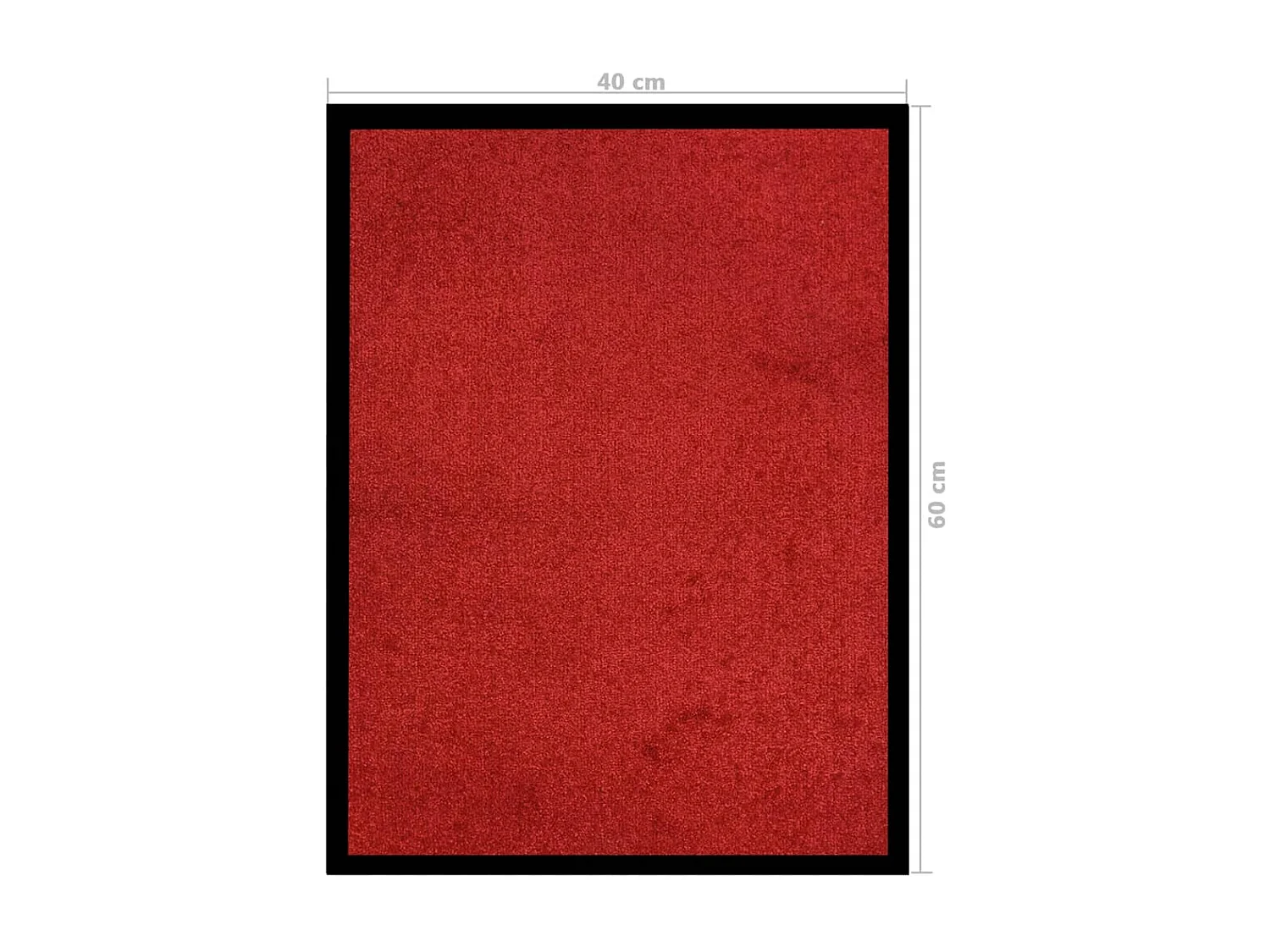 Zerbino Rosso 40x60 cm