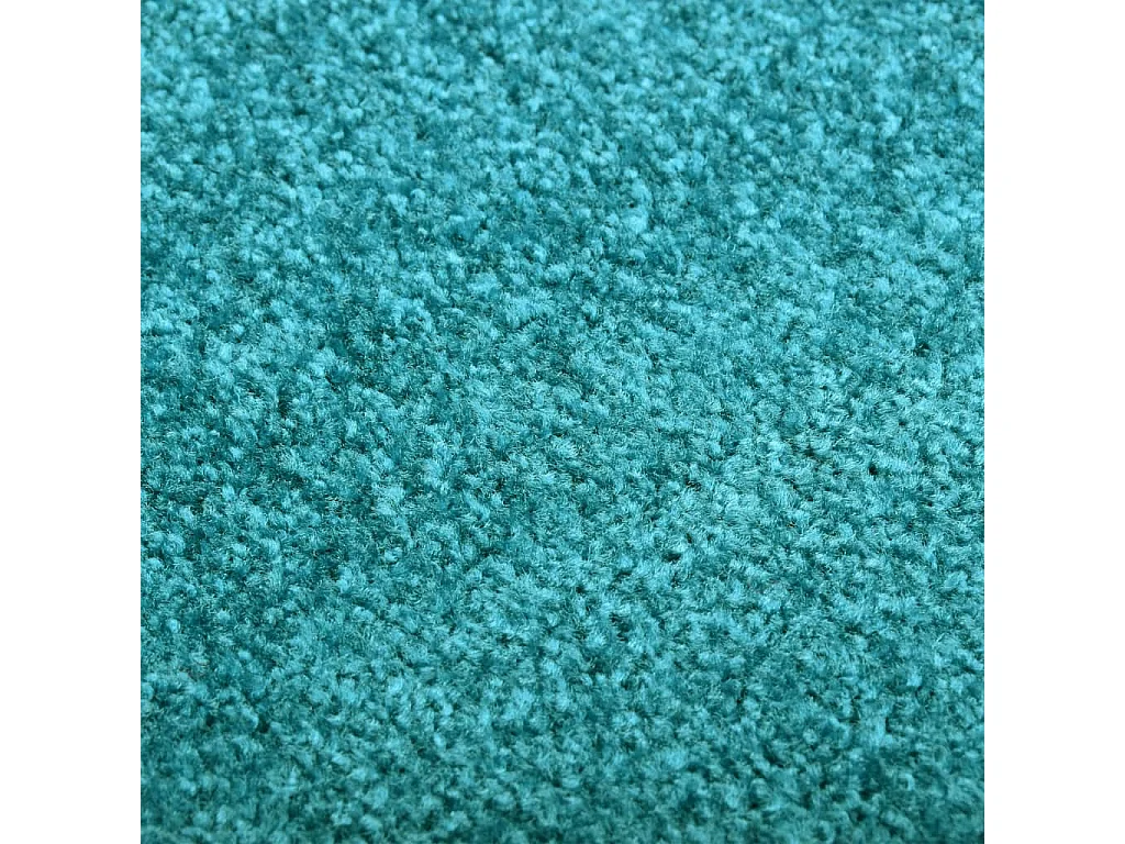 Zerbino lavabile ciano 90x150 cm