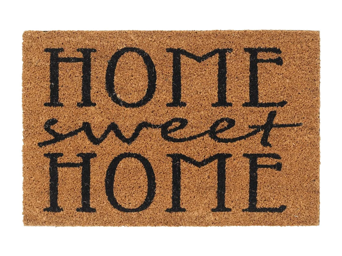 Tapis de porte naturel 40x60 cm fibre de coco touffeté