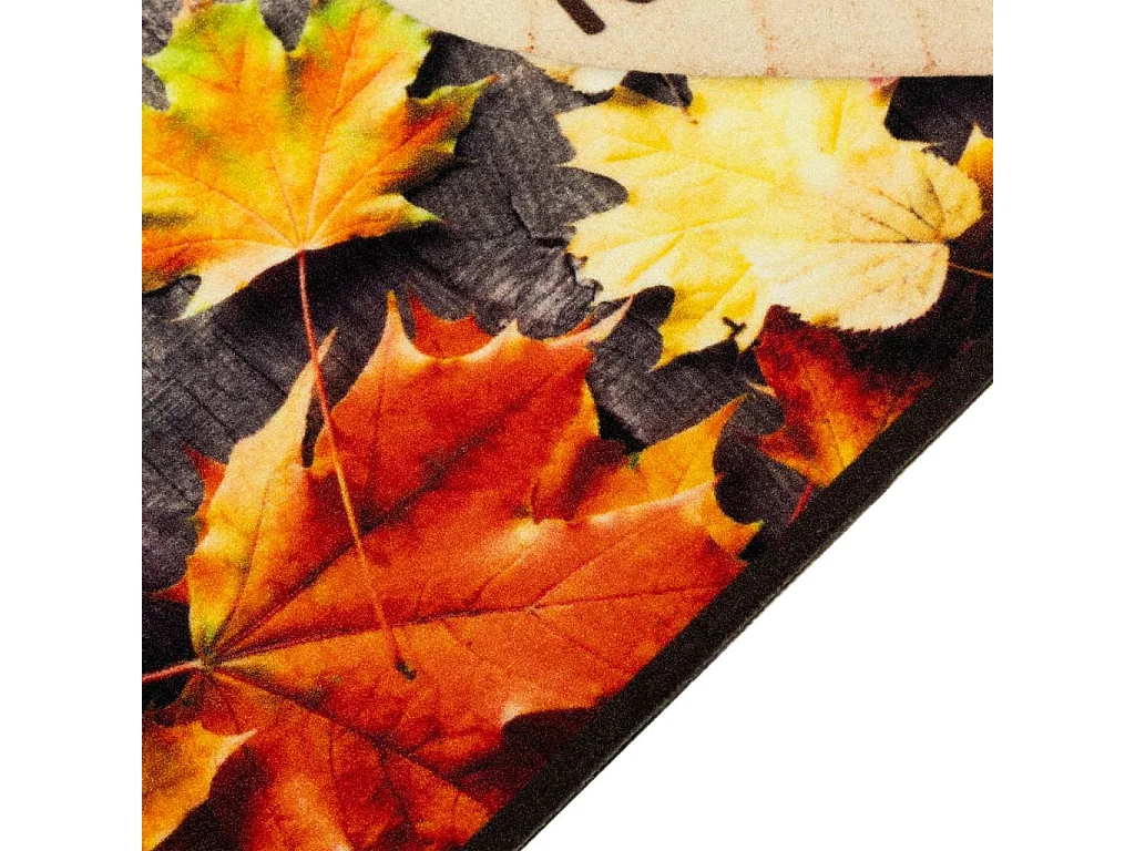 Tapis de cuisine lavable impression d'automne 60x300 cm velours