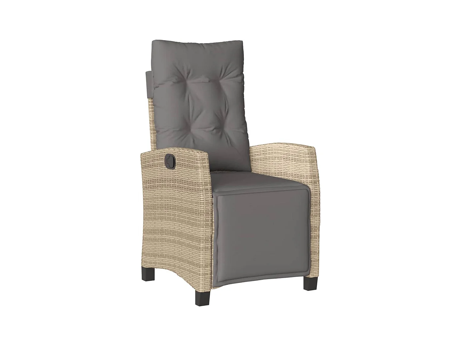 Ensemble à manger de jardin et coussins 9 pcs mélange beige