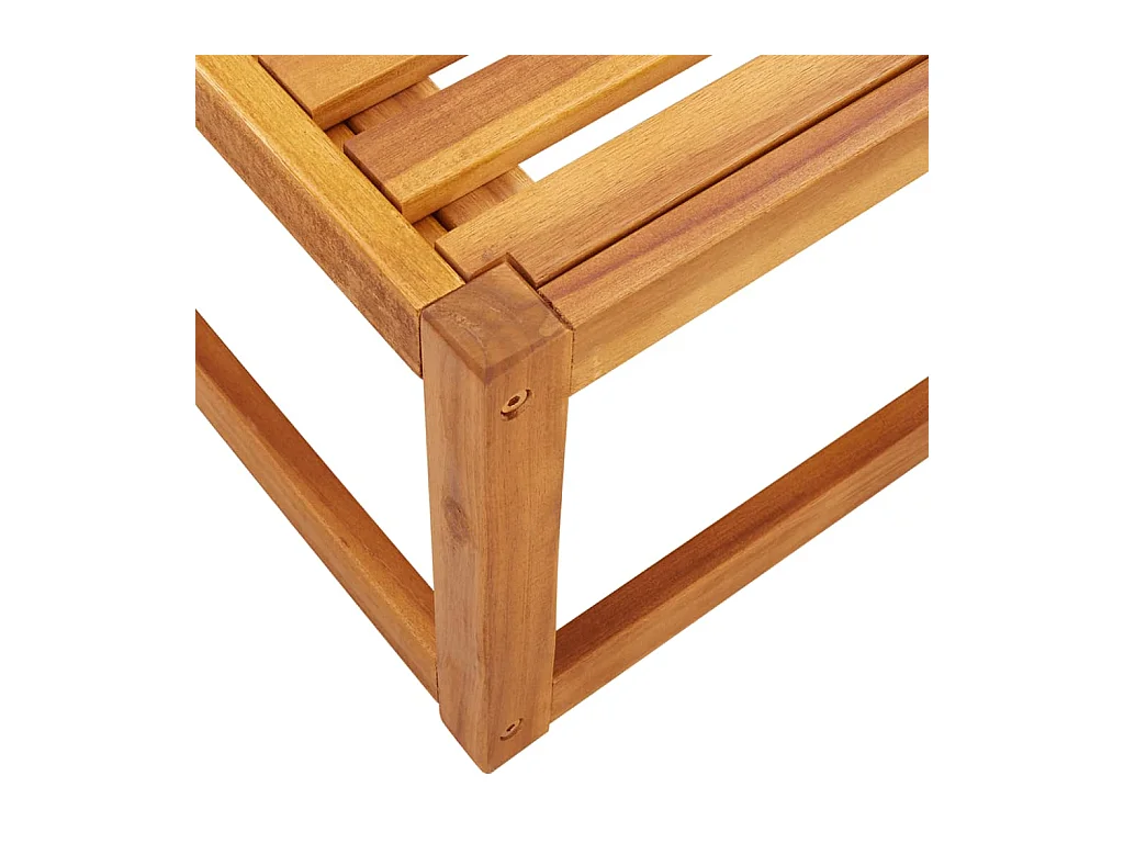 Salon de jardin avec coussins 6 pcs bois d'acacia solide