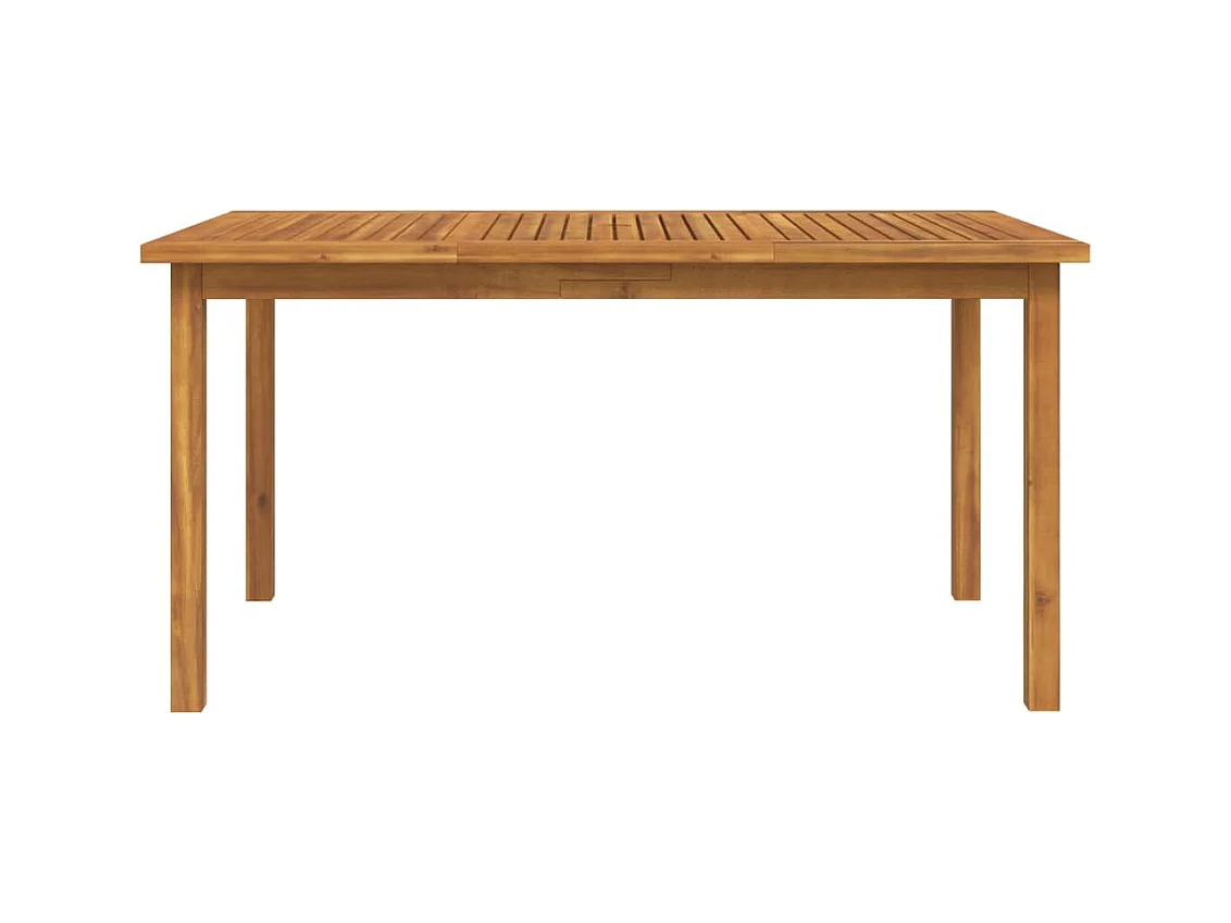 Ensemble à manger de jardin 5 pcs Bois d'acacia solide