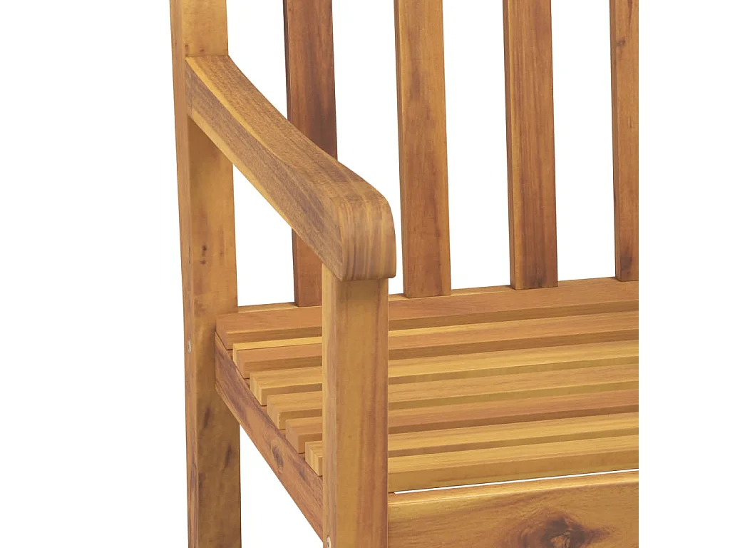 Set da Pranzo per Giardino 5 pz in Legno Massello di Acacia