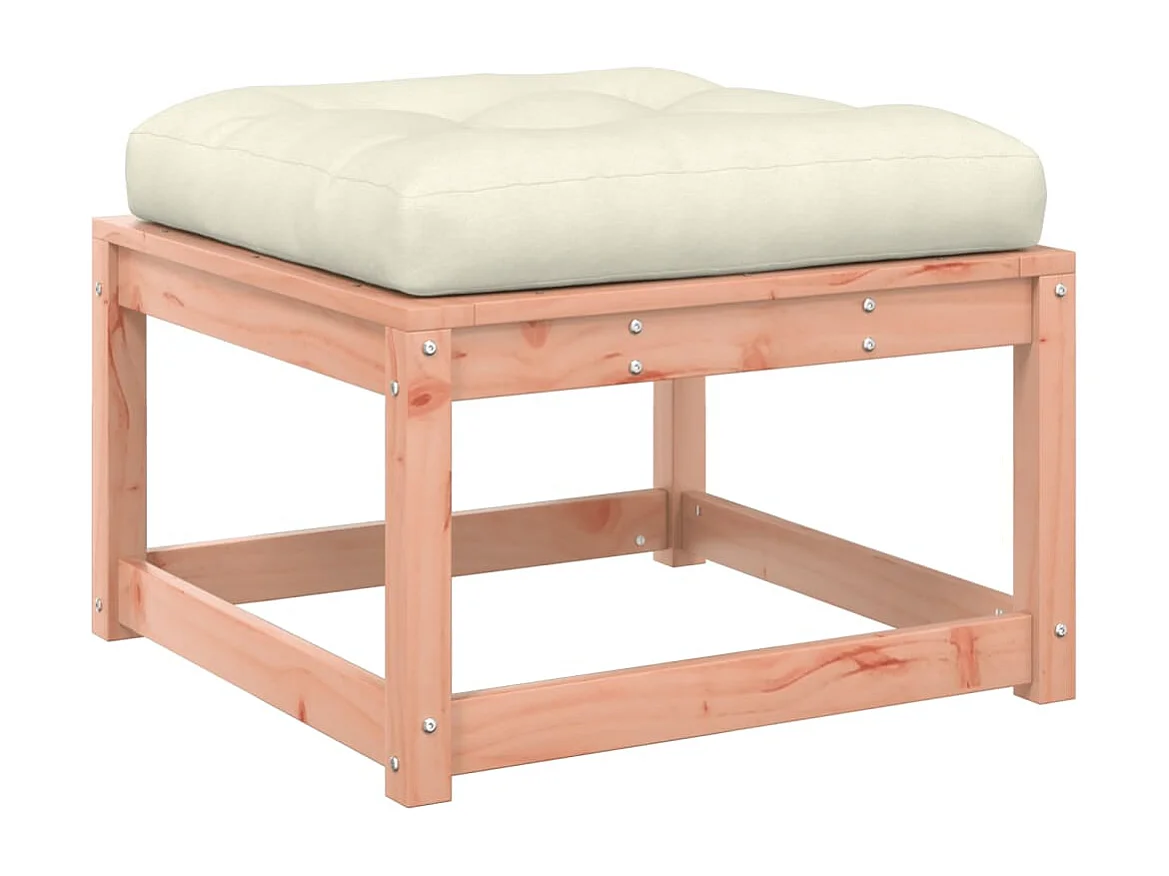 Salon de jardin 5 pcs avec coussins bois massif douglas