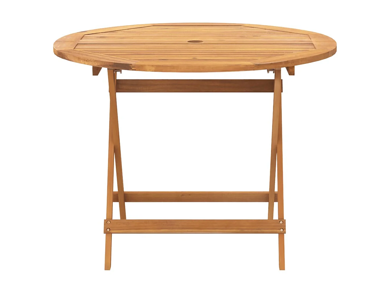 Set da Pranzo per Giardino 5pz Nero Polyrattan e Legno Massello